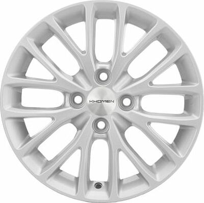 Khomen Wheels KHW1506 (Logan) 6x15 4x100 ET 40 Dia 60.1 F-Silver