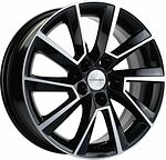 Khomen Wheels KHW1507 (Polo) 6x15 5x100 ET 40 Dia 57.1 Black-FP