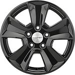 Khomen Wheels KHW1601 (Mitsubishi) 6.5x16 5x114.3 ET 46 Dia 67.1 Black Khomen Wheels KHW1601 (Mitsubishi) 6.5x16 5x114.3 ET 46 Dia 67.1 Black