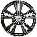 Khomen Wheels KHW1603 (Creta/Seltos) 6x16 5x114.3 ET 43 Dia 67.1 Black-FP