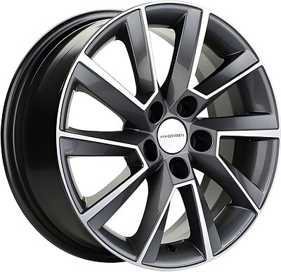 Khomen Wheels KHW1604 (Aveo) 6x16 5x105 ET 39 Dia 56.6 Gray-FP