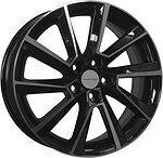 Khomen Wheels KHW1604 (BAIC U5 Plus) 6x16 5x110 ET 50 Dia 67.1 Black-FP