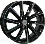 Khomen Wheels KHW1604 (Prius) 6x16 5x100 ET 40 Dia 54.1 Black-FP Khomen Wheels KHW1604 (Prius) 6x16 5x100 ET 40 Dia 54.1 Black-FP