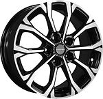 Khomen Wheels KHW1605 (Qashqai/Tiida) 6.5x16 5x114.3 ET 40 Dia 66.1 Black-FP