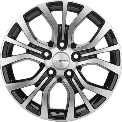 Khomen Wheels KHW1608 (Chery Tiggo 3/Tiggo 3 Pro) 6.5x16 5x108 ET 45 Dia 60.1 Black-FP