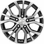 Khomen Wheels KHW1608 (Grand Vitara) 6.5x16 5x114.3 ET 45 Dia 60.1 Black-FP