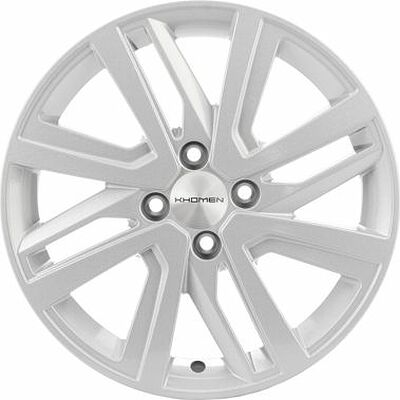 Khomen Wheels KHW1609 (Rio I/Solaris I) 6x16 4x100 ET 48 Dia 54.1 F-Silver