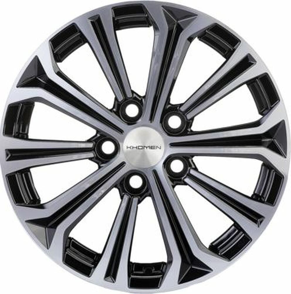 Khomen Wheels KHW1610 (Corolla) 6.5x16 5x114.3 ET 45 Dia 60.1 Black-FP