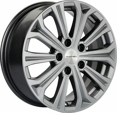 Khomen Wheels KHW1610 (Corolla) 6.5x16 5x114.3 ET 45 Dia 60.1 Gray