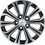 Khomen Wheels KHW1610 (Fluence) 6.5x16 5x114.3 ET 47 Dia 66.1 Black-FP