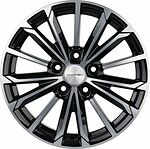 Khomen Wheels KHW1611 (Action) 6.5x16 5x112 ET 39.5 Dia 66.6 Black-FP