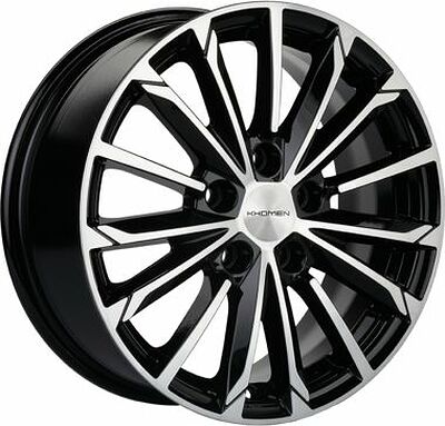 Khomen Wheels KHW1611 (Corolla) 6.5x16 5x114.3 ET 45 Dia 60.1 Black-FP