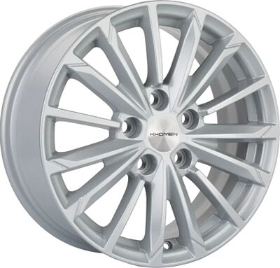 Khomen Wheels KHW1611 (Corolla) 6.5x16 5x114.3 ET 45 Dia 60.1 F-Silver