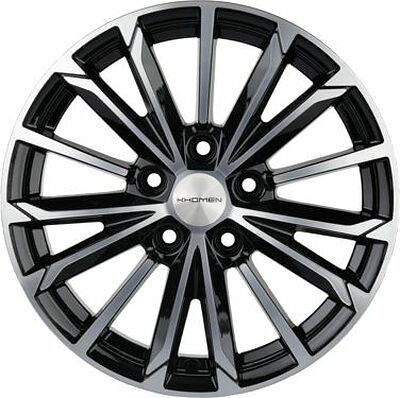Khomen Wheels KHW1611 (Mazda 3) 6.5x16 5x114.3 ET 45 Dia 67.1 Black-FP