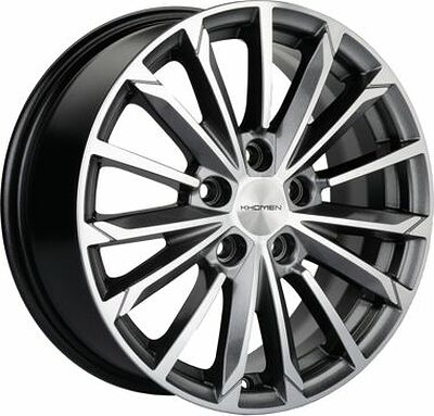 Khomen Wheels KHW1611 (Mazda 3) 6.5x16 5x114.3 ET 45 Dia 67.1 G-Silver-FP