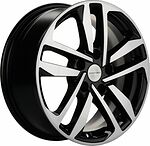 Khomen Wheels KHW1612 (Fluence/Juke) 6.5x16 5x114.3 ET 47 Dia 66.1 Black-FP