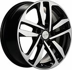 Khomen Wheels KHW1612 (Focus) 6.5x16 5x108 ET 50 Dia 63.35 Black-FP