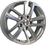 Khomen Wheels KHW1612 (Focus) 6.5x16 5x108 ET 50 Dia 63.35 F-Silver-FP