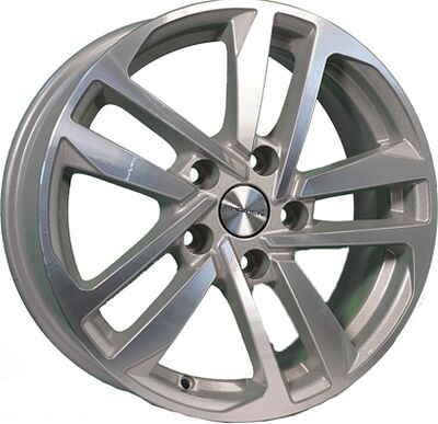 Khomen Wheels KHW1612 (Polo) 6.5x16 5x100 ET 39 Dia 57.1 Silver-FP