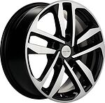 Khomen Wheels KHW1612 Toyota/Suzuki 6.5x16 5x114.3 ET 45 Dia 60.1 Black-FP Khomen Wheels KHW1612 Toyota/Suzuki 6.5x16 5x114.3 ET 45 Dia 60.1 Black-FP