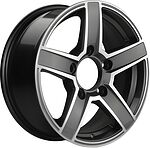 Khomen Wheels KHW1614 (Niva 4x4 Bronto) 6.5x16 5x139.7 ET 35 Dia 98.5 Gray-FP