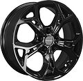 Khomen Wheels KHW1702 (Changan CS35/CS35 Pro) 7x17 5x110 ET 46 Dia 63.3 Black