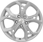 Khomen Wheels KHW1702 (Changan CS35/CS35 Pro) 7x17 5x110 ET 46 Dia 63.3 F-Silver