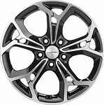 Khomen Wheels KHW1702 (CX-5/Seltos) 7x17 5x114.3 ET 50 Dia 67.1 Black-FP