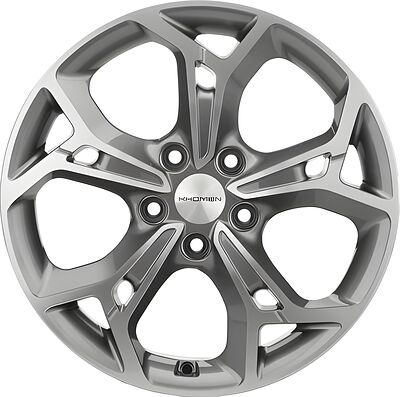 Khomen Wheels KHW1702 Kodiaq/Tiguan 7x17 5x112 ET 40 Dia 57 Gray-FP
