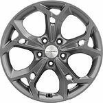 Khomen Wheels KHW1702 (Tiguan) 7x17 5x112 ET 40 Dia 57.1 Gray