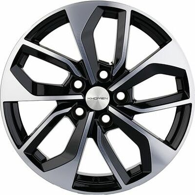 Khomen Wheels KHW1703 (RAV4) 7x17 5x114.3 ET 39 Dia 60.1 Black-FP