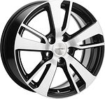 Khomen Wheels KHW1704 (Jolion) 7x17 5x114.3 ET 37 Dia 66.5 Black-FP