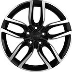 Khomen Wheels KHW1708 6.5x17 5x114.3 ET 40 Dia 64.1 BLACK-FP