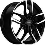 Khomen Wheels KHW1708 (Chery tigo 7pro) 6.5x17 5x108 ET 33 Dia 67.1 Black-FP