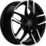 Khomen Wheels KHW1708 (Mazda3/CX30) 6.5x17 5x114.3 ET 45 Dia 67.1 Black-FP