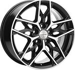 Khomen Wheels KHW1709 (Chery Tiggo 3/3 Pro) 7x17 5x108 ET 45 Dia 60.1 Black-FP