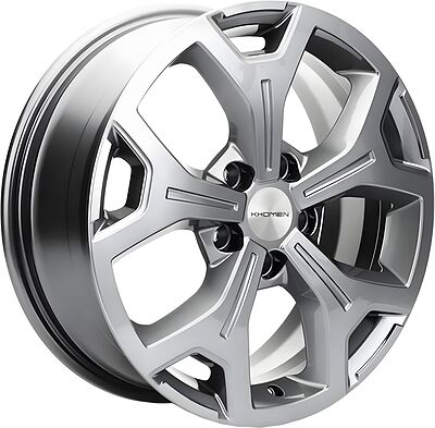 Khomen Wheels KHW1710 (Chery tiggo 7/ 7pro) 6.5x17 5x108 ET 33 Dia 60.1 Gray