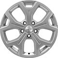Khomen Wheels KHW1710 (Coolray) 6.5x17 5x114.3 ET 45 Dia 54.1 F-Silver