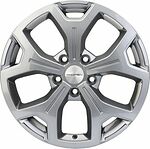 Khomen Wheels KHW1710 (Kaptur/Arkana) 6.5x17 5x114.3 ET 50 Dia 66.1 Gray