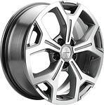 Khomen Wheels KHW1710(2) (VW Transporter) 6.5x17 5x120 ET 55 Dia 65.1 Gray-FP