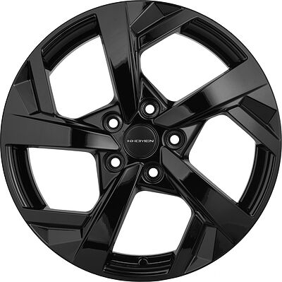 Khomen Wheels KHW1712 7x17 5x108 ET 50 Dia 63.3 BLACK