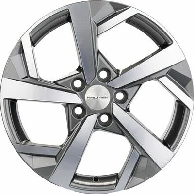 Khomen Wheels KHW1712 (CX-5/Seltos) 7x17 5x114.3 ET 50 Dia 67.1 Gray-FP