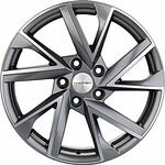 Khomen Wheels KHW1714 (Sportage) 7x17 5x114.3 ET 48.5 Dia 67.1 Gray-FP