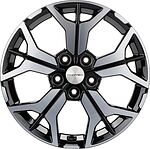 Khomen Wheels KHW1715 7x17 5x112 ET 40 Dia 57.1 BLACK-FP