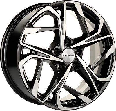 Khomen Wheels KHW1716 CX-5/Seltos/Optima 7x17 5x114 ET 50 Dia 67 Black-FP
