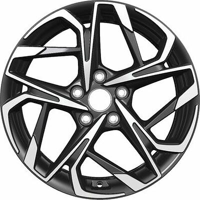 Khomen Wheels KHW1716 (Sportage) 7x17 5x114.3 ET 48.5 Dia 67.1 Black-FP