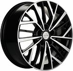 Khomen Wheels KHW1717 (Kodiaq/Tiguan) 7x17 5x112 ET 40 Dia 57.1 Black-FP