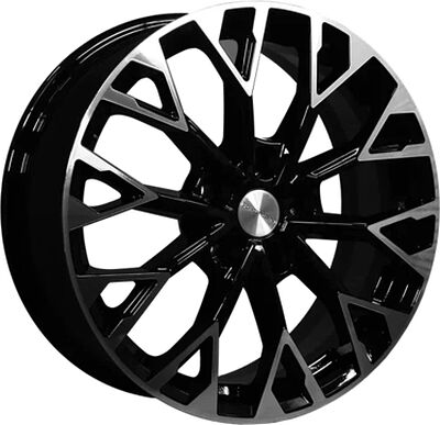 Khomen Wheels KHW1718 (Camry) 7x17 5x114.3 ET 45 Dia 60.1 Black-FP