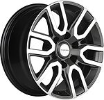 Khomen Wheels KHW1723 (Pajero) 8x17 6x139.7 ET 46 Dia 67.1 Gray-FP