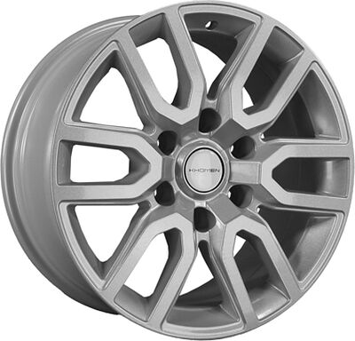 Khomen Wheels KHW1723 (Toyota LC Prado/Lexus GX) 8x17 6x139.7 ET 25 Dia 106.1 F-Silver